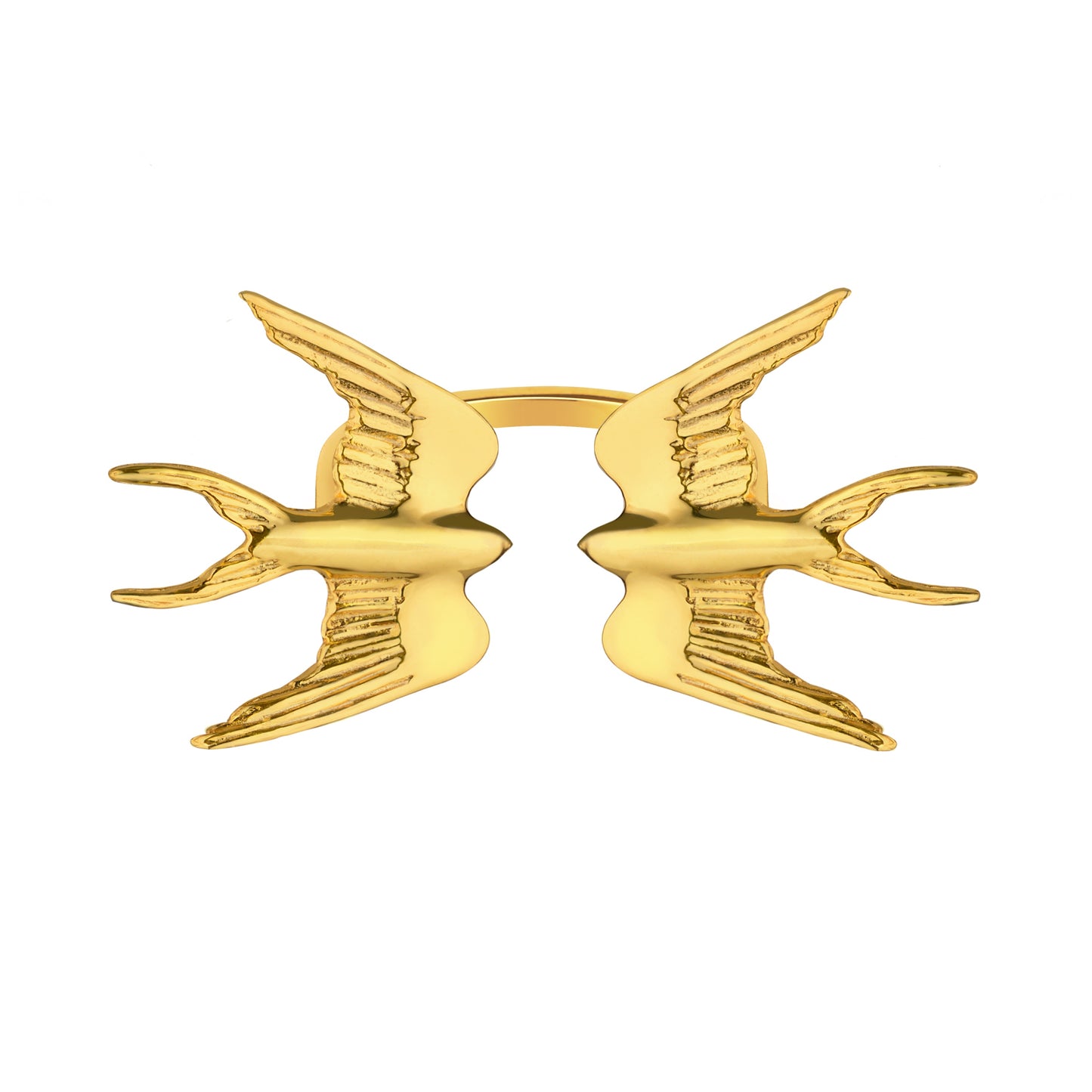 My swallows gold plated ring